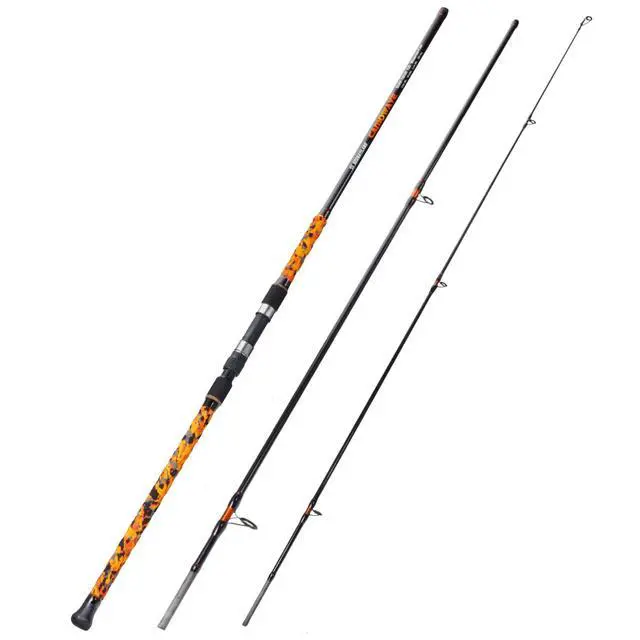 Alt view image 2 of 7 - Surf Spinning Fishing Rod Carbon Travel Surf Rod M/MH 3 Piece Spinning Fishing Rod 9'/10'/11'/12'