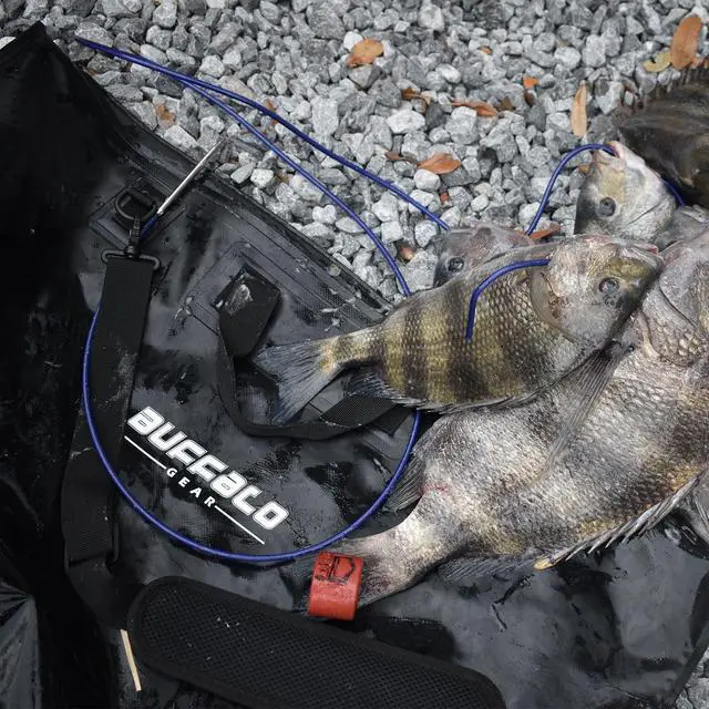 Alt view image 2 of 6 - Fish Tournament Weigh in Bag for Bass Fishing, Heavy Duty Fish Bag for Caught Fish Waterproof,Leakproof,Puncture Resistant