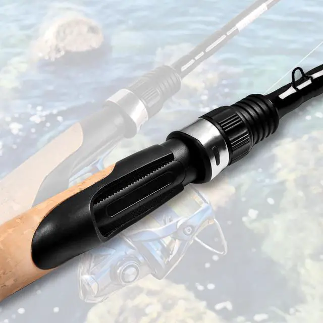 Alt view image 3 of 7 - 4 Pieces Travel Spinning Rod Medium Carbon Spinning Fishing Rod Portable Fishing Rod