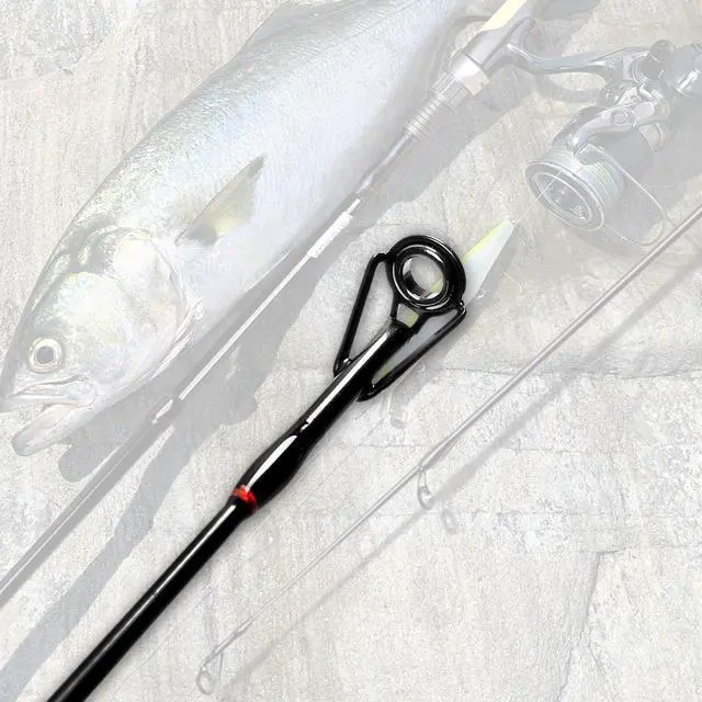 Alt view image 4 of 7 - 4 Pieces Travel Spinning Rod Medium Carbon Spinning Fishing Rod Portable Fishing Rod