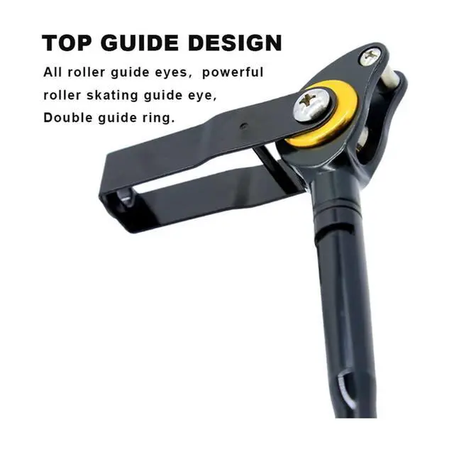 Alt view image 2 of 6 - Deep Sea Fishing Rod, Heavy Duty Bent Butt Trolling Rod with Roller Guides,Conventional Fishing Rod