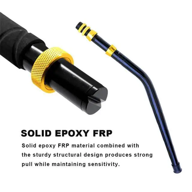 Alt view image 3 of 6 - Deep Sea Fishing Rod, Heavy Duty Bent Butt Trolling Rod with Roller Guides,Conventional Fishing Rod