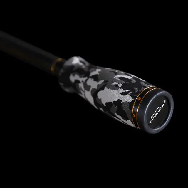Alt view image 3 of 7 - E Series - Camo Legend 2-Piece 7-Feet Casting Rod 24 Ton Carbon Fiber Baitcasting with 2 Tips - Medium and Medium Heavy Portable Bass Fishing Rod Baitcaster