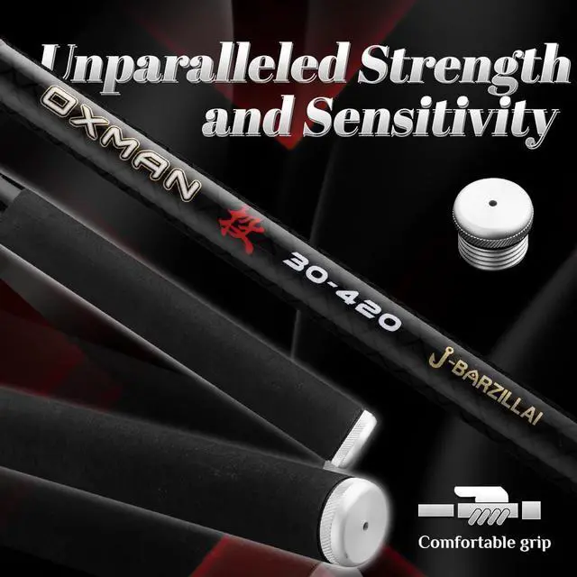 Alt view image 6 of 7 - OXMAN Telescopic Surf Fishing Rod 11'8''/ 12'8''/13'8''/15'/16'4''Long Shot Portable Travel Inshore Pole 27T High Carbon Fiber Lightweight Stainless Steel Guides Bass Salmon Trout Rod