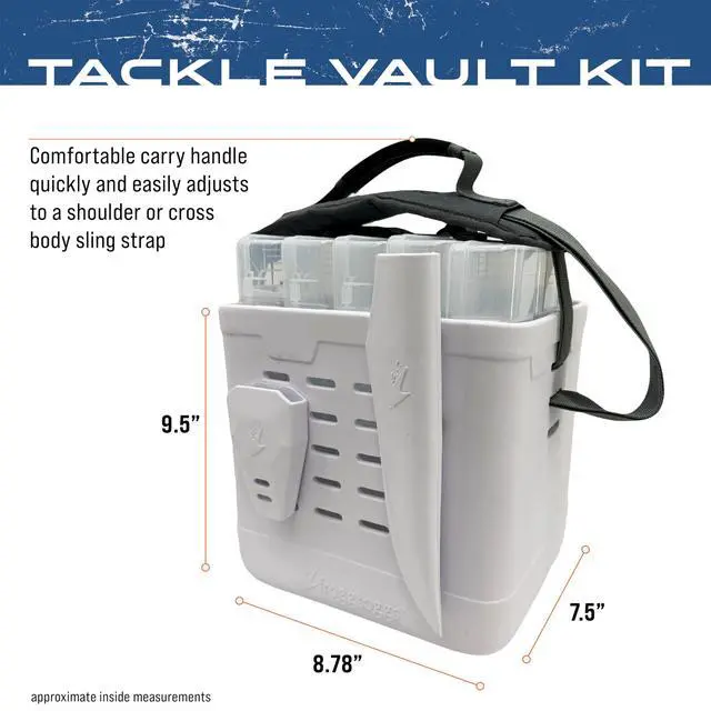 Alt view image 3 of 7 - EVA Tackle Vault, Lightweight, Customizable Fishing Tackle Bag