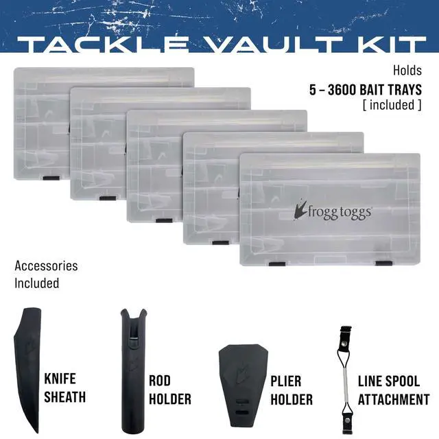 Alt view image 4 of 7 - EVA Tackle Vault, Lightweight, Customizable Fishing Tackle Bag