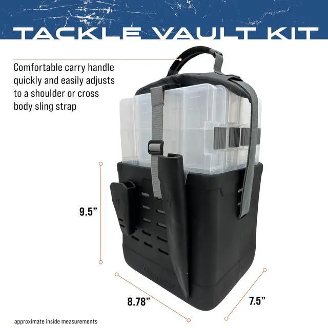 Alt view image 3 of 7 - EVA Tackle Vault, Lightweight, Customizable Fishing Tackle Bag