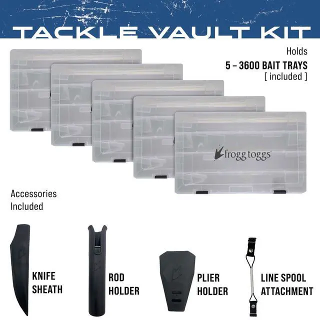 Alt view image 4 of 7 - EVA Tackle Vault, Lightweight, Customizable Fishing Tackle Bag