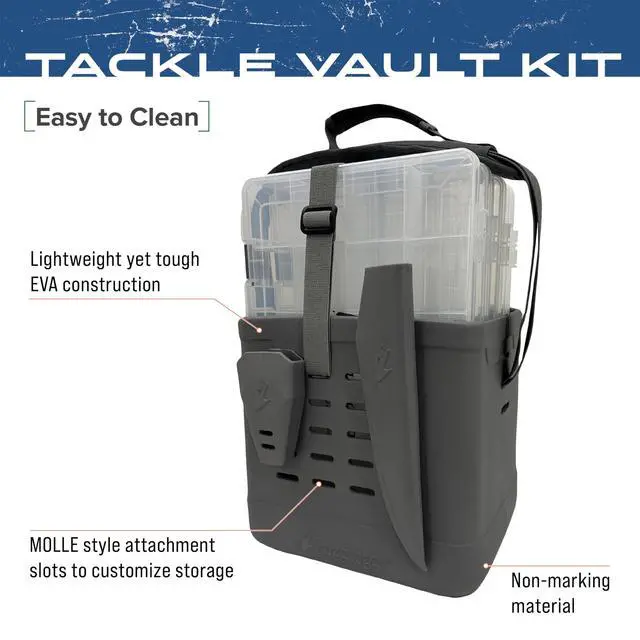 Alt view image 2 of 7 - EVA Tackle Vault, Lightweight, Customizable Fishing Tackle Bag