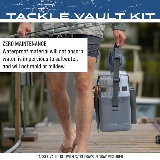 Alt view image 6 of 7 - EVA Tackle Vault, Lightweight, Customizable Fishing Tackle Bag
