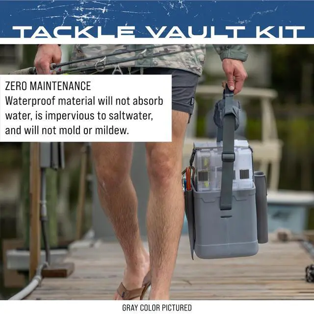 Alt view image 7 of 7 - EVA Tackle Vault, Lightweight, Customizable Fishing Tackle Bag