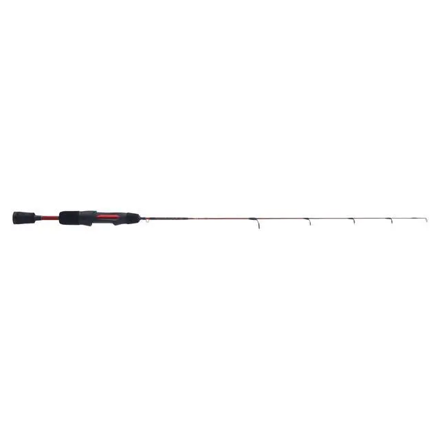 Alt view image 3 of 7 - 28" Carbon Ice Spinning Rod, 1 Piece Fishing Rod, Medium Light Rod Power, 2-6 lb Line Rating