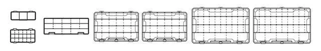 Alt view image 6 of 6 - Outdoors T5 Multiloader Tackle Box, Fishing Organizer with Tuff Tainer Boxes Included, Green/Gold