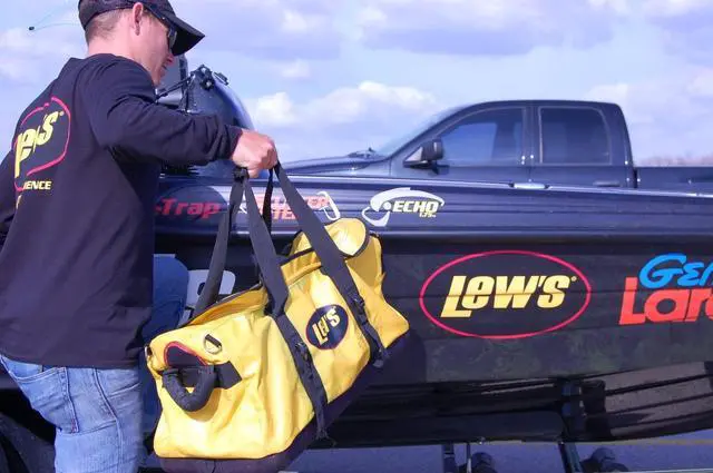 Alt view image 3 of 3 - Speed Boat Bag, Yellow, Water Resistant with 2 Inside Pockets