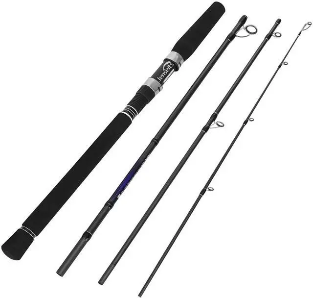 Main image of 7FT Fishing Rod, 24T Carbon Fiber Telescopic & 4-Piece Travel Rod, Spin and Cast Options, Stainless Steel Guides with Ceramic Inserts, for Bass, Trout, Catfish, Freshwater & Inshore Fishing