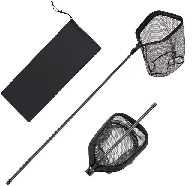 Main image of Fishing Net, Landing Nets with Telescopic Handle Lightweight and Stronger Fish Gear, Durable and Fish-Friendly, for Kayak, Boat, Bank, Pond