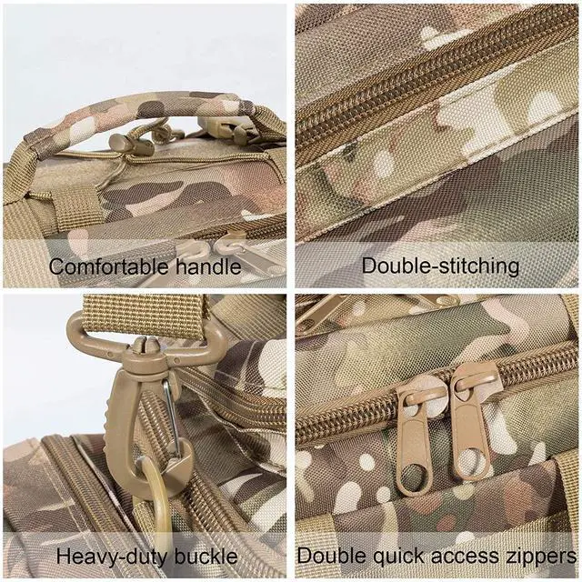 Alt view image 6 of 7 - Fishing Tackle Bag 5 Boxes with 60 Lures Included Loaded Stocked Tackle Box Set Spinner Lures Kit Freshwater Gear Equipment