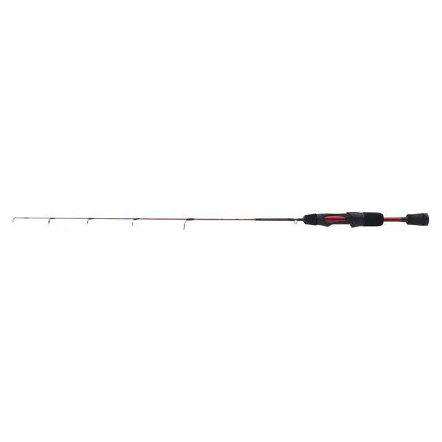 Alt view image 4 of 7 - 28" Carbon Ice Spinning Rod, 1 Piece Fishing Rod, Medium Light Rod Power, 2-6 lb Line Rating