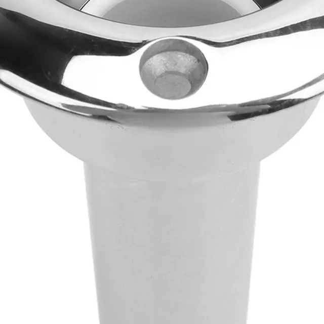 Alt view image 6 of 7 - Heavy Duty Stainless Steel Deluxe Rod Holders, 2 in 1 Flush Mount Fishing Rod Pole Holders, 0 15 30 Degree Boat Fishing Rod Cup Holder 280mm Round Top Cup Holder for Yacht Ship