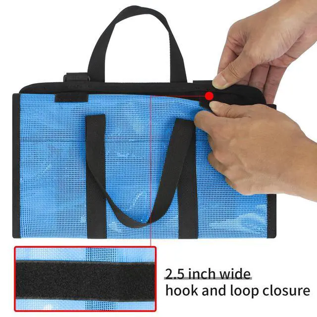 Alt view image 4 of 7 - Lure Bag 6 Pocket PVC Protective Cover Durable Fishing Bag | Trolling Lure Tackle Box
