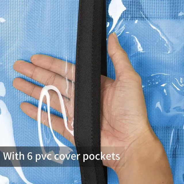 Alt view image 6 of 7 - Lure Bag 6 Pocket PVC Protective Cover Durable Fishing Bag | Trolling Lure Tackle Box