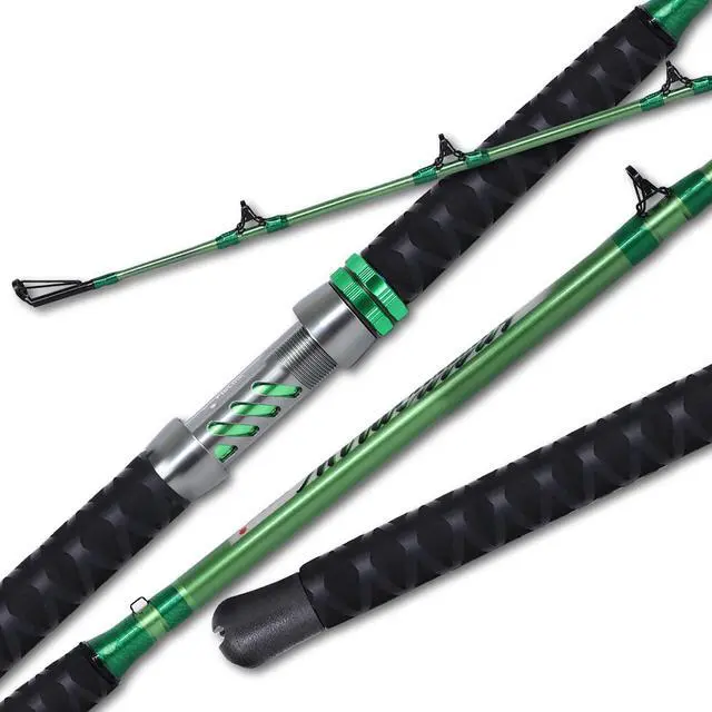 Main image of Catfish Fishing Rod 1 Piece/2 Piece Catfishing Fishing Pole Portable Travel Heavy Cat Catfish Casting Rod (6'/6'6"/7'/8'/9')