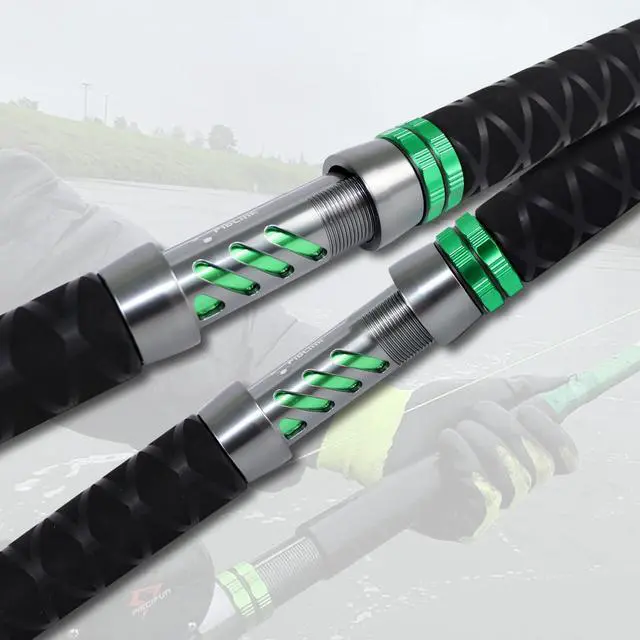 Alt view image 4 of 7 - Catfish Fishing Rod 1 Piece/2 Piece Catfishing Fishing Pole Portable Travel Heavy Cat Catfish Casting Rod (6'/6'6"/7'/8'/9')