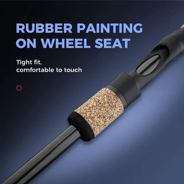 Alt view image 3 of 6 - Salmon & Steelhead Spinning Rod IM8 Carbon Walleye Fishing Rod (8'6''/9'/9'6''/10'/10'6'')