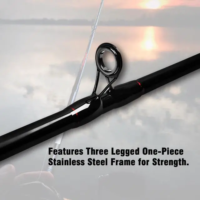 Alt view image 2 of 7 - 4 Pieces Travel Casting Rod Carbon Baitcasting Fishing Rod Portable Fishing Rod Baitcaster
