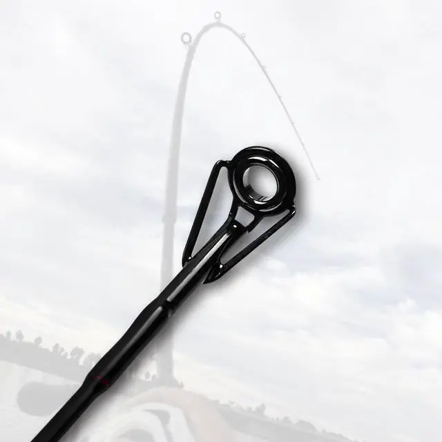Alt view image 4 of 7 - 4 Pieces Travel Casting Rod Carbon Baitcasting Fishing Rod Portable Fishing Rod Baitcaster