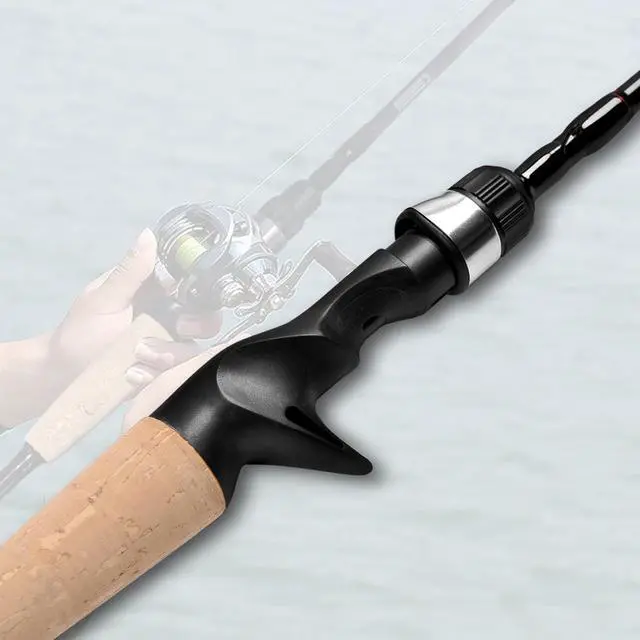 Alt view image 3 of 7 - 4 Pieces Travel Casting Rod Carbon Baitcasting Fishing Rod Portable Fishing Rod Baitcaster