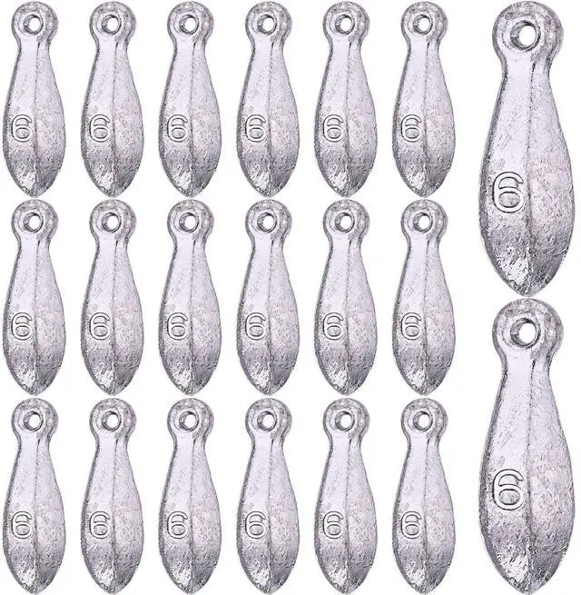 Main image of 18 Pcs Bank Sinker Fishing Sinkers Weights Bank Weights for Ocean Saltwater Freshwater Surf Bass Catfish Fishing Casting Gear Tackle