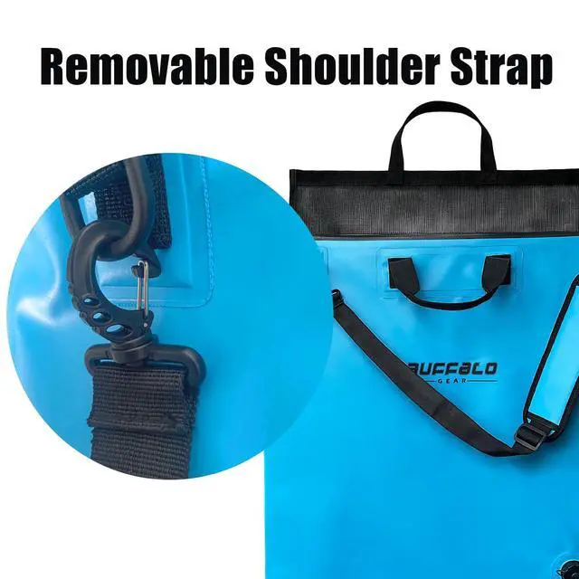 Alt view image 6 of 7 - Fish Tournament Weigh in Bag for Bass Fishing, Heavy Duty Fish Bag for Caught Fish Waterproof,Leakproof,Puncture Resistant