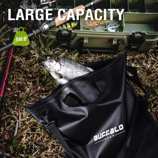 Alt view image 4 of 7 - Fish Tournament Weigh in Bag for Bass Fishing, Heavy Duty Fish Bag for Caught Fish Waterproof,Leakproof,Puncture Resistant