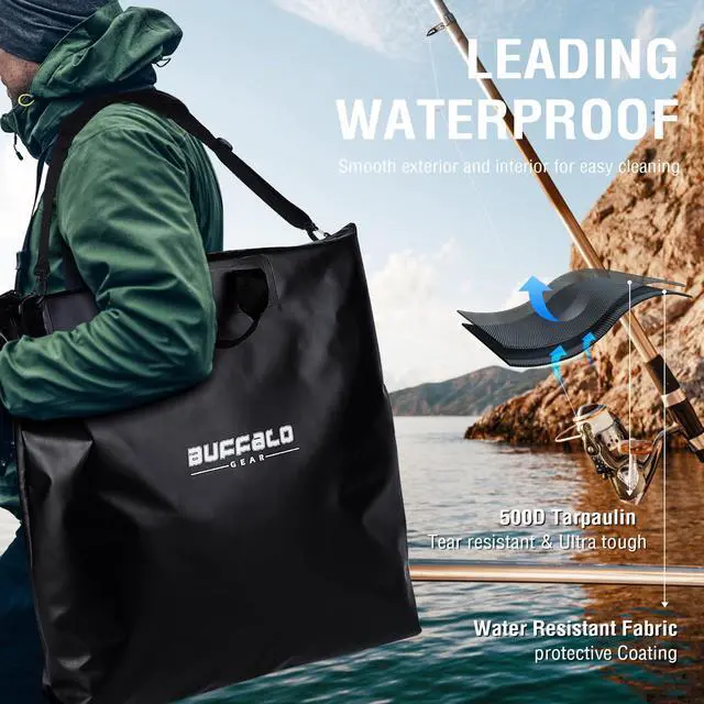 Alt view image 3 of 7 - Fish Tournament Weigh in Bag for Bass Fishing, Heavy Duty Fish Bag for Caught Fish Waterproof,Leakproof,Puncture Resistant