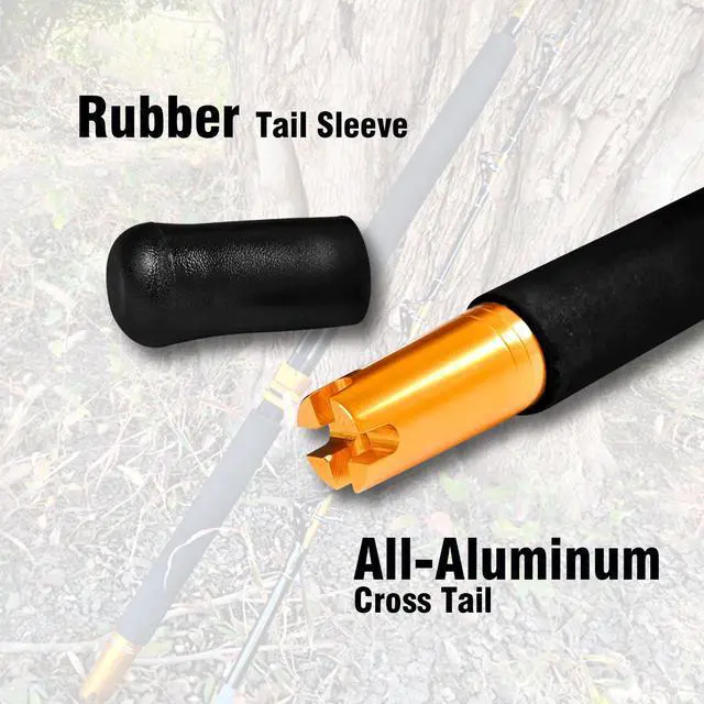 Alt view image 5 of 7 - 1-Piece/2-Piece Saltwater Offshore Heavy Trolling Rod Big Game Roller Rod Conventional Boat Fishing Pole (5 Feet 6 Inch, 30-50 lb/50-80 lb/80-120 lb)