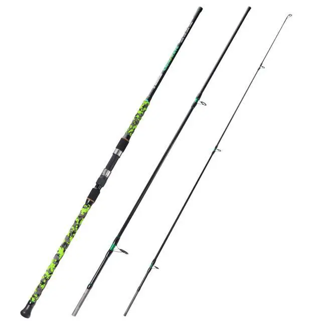 Alt view image 2 of 7 - Surf Spinning Fishing Rod Carbon Travel Surf Rod M/MH 3 Piece Spinning Fishing Rod 9'/10'/11'/12'