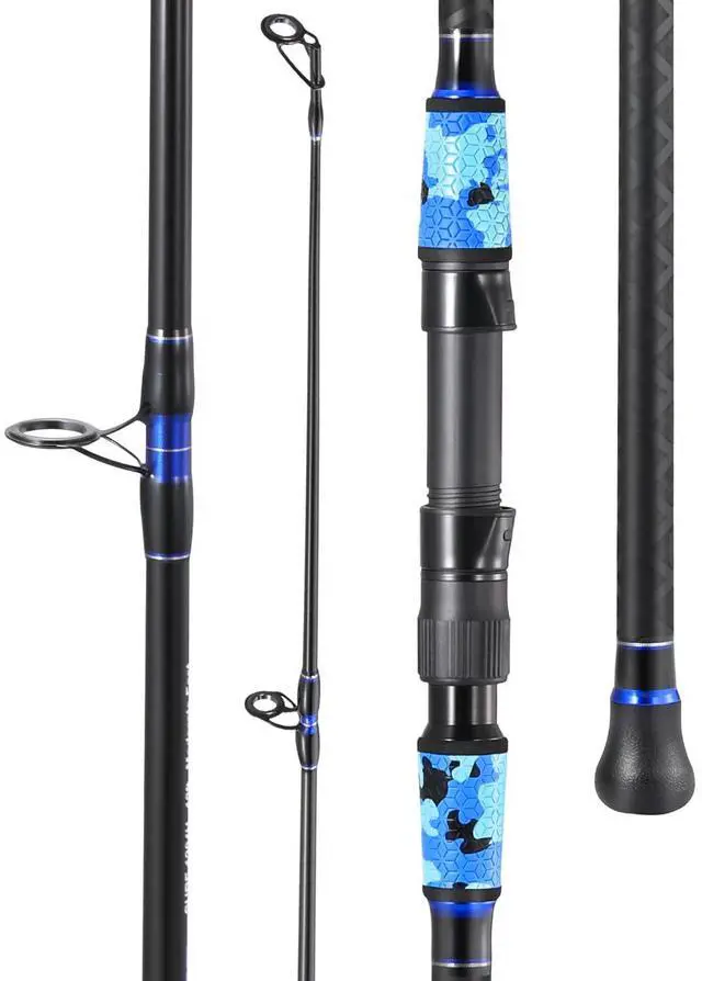 Main image of Surf Fishing Rod Portable Travel MH/H Surf Spinning Rod 4 Piece Carbon Fiber Saltwater Fishing Rod 10'/11'/12'/15'