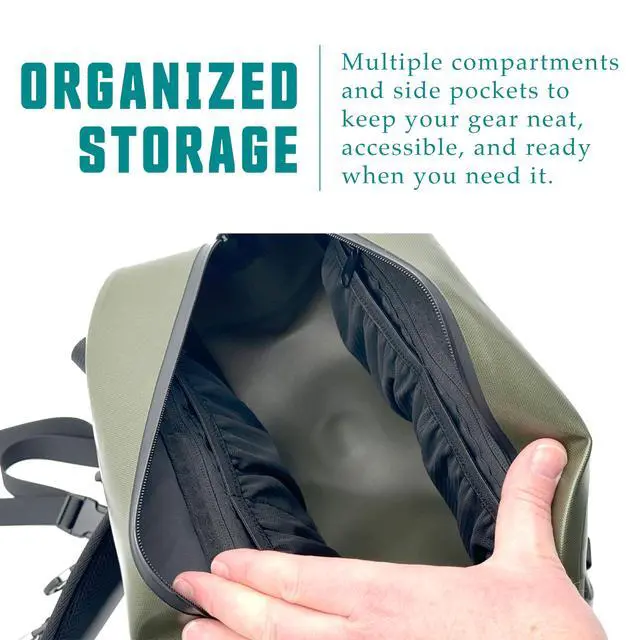 Alt view image 4 of 7 - NIRVANA Waterproof Sling Pack 7.5L Fishing Bag
