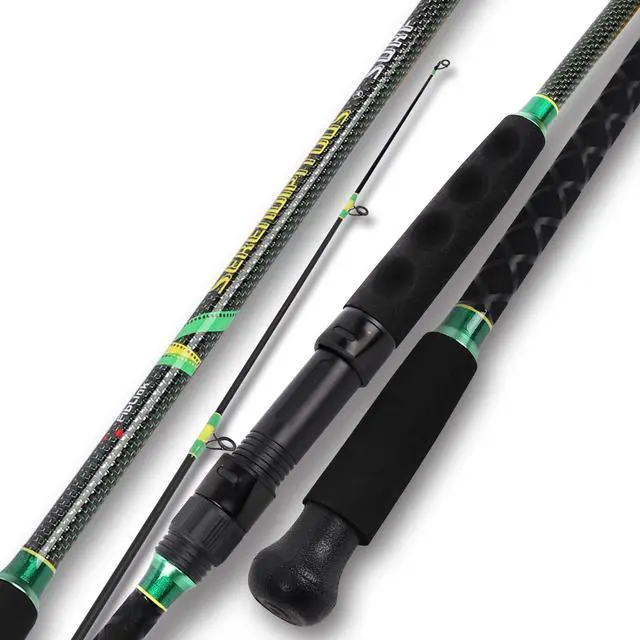 Main image of 2-Piece Surf Spinning/Casting Fishing Rod, Carbon Fiber Fishing Rod(8/86/9)