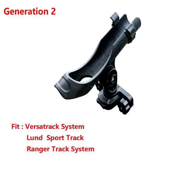 Alt view image 2 of 6 - 90 Degree Boat Track System - Versatrack & Lund Sport Track Rod Holders for Ranger Boats