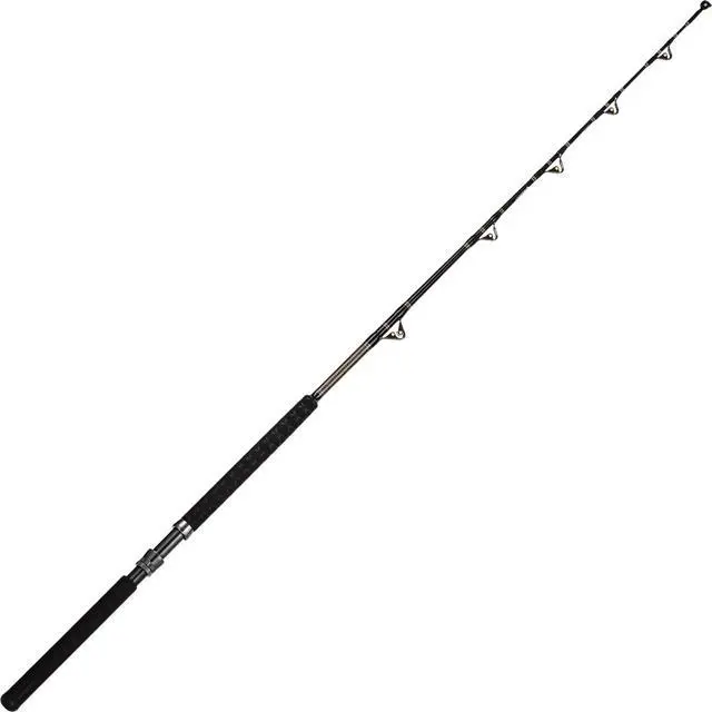 Alt view image 7 of 7 - Trolling Rod Saltwater Offshore Heavy Roller Rod Bent Butt Trolling Rod Big Game Conventional Boat Fishing Pole Heavy Duty Fishing Rod