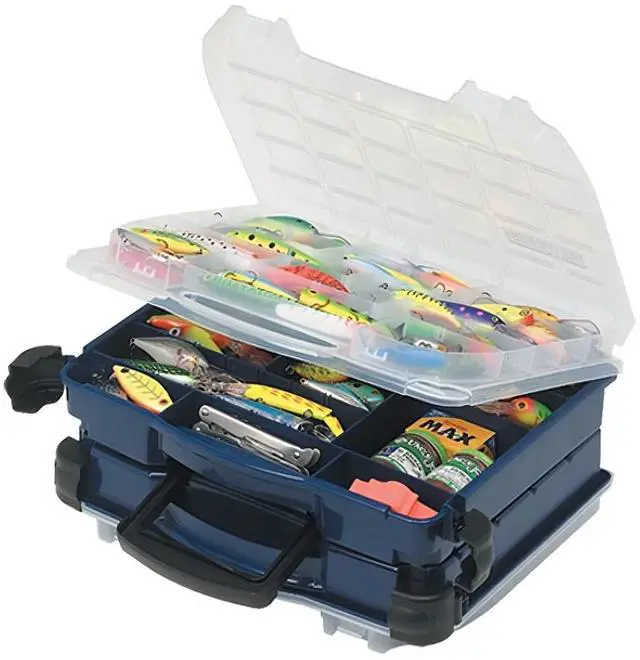 Main image of Double Cover Two Sided Tackle Organizer, Premium Tackle Storage