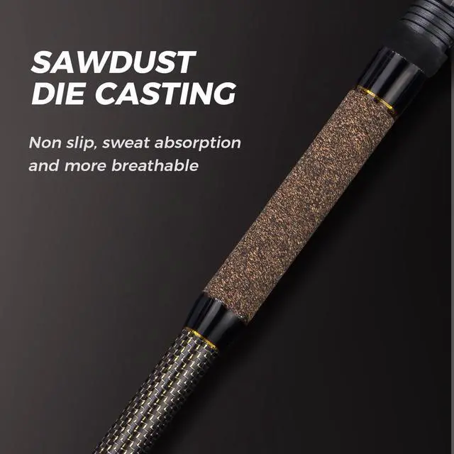Alt view image 6 of 7 - Surf Rod Pure Carbon Surf Spinning Rod Graphite Surf Fishing Rod (9'/10'/11'/12')