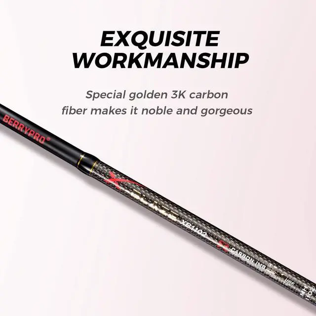 Alt view image 5 of 7 - Surf Rod Pure Carbon Surf Spinning Rod Graphite Surf Fishing Rod (9'/10'/11'/12')
