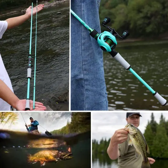 Alt view image 6 of 7 - Fishing Rod, Spinning & Casting Fishing Pole with 30 Ton Carbon Fiber