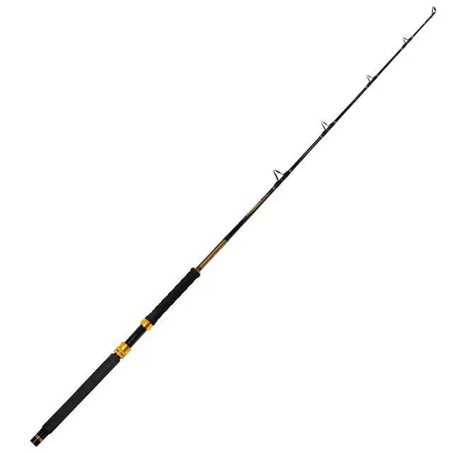 Alt view image 2 of 7 - Fishing Trolling Rod - 1/2 Piece Saltwater Offshore Rod - Heavy Duty Boat Fishing Pole (30-50lbs/50-80lbs/80-120lbs)