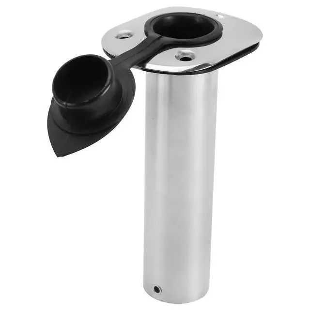 Alt view image 4 of 7 - 4Pcs Stainless Steel Rod Holders with Rubber Cap, Liner, Gasket