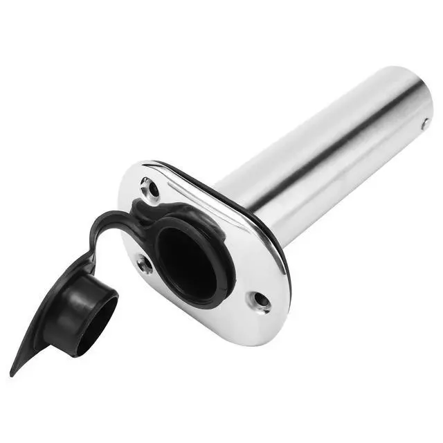 Alt view image 5 of 7 - 4Pcs Stainless Steel Rod Holders with Rubber Cap, Liner, Gasket