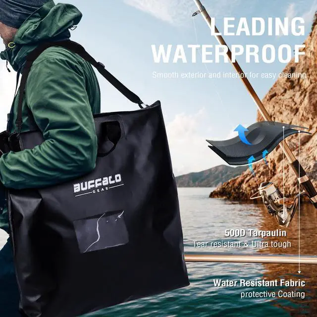 Alt view image 3 of 7 - Fish Tournament Weigh in Bag for Bass Fishing, Heavy Duty Fish Bag for Caught Fish Waterproof,Leakproof,Puncture Resistant